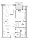 1 Bedroom Floor Plan